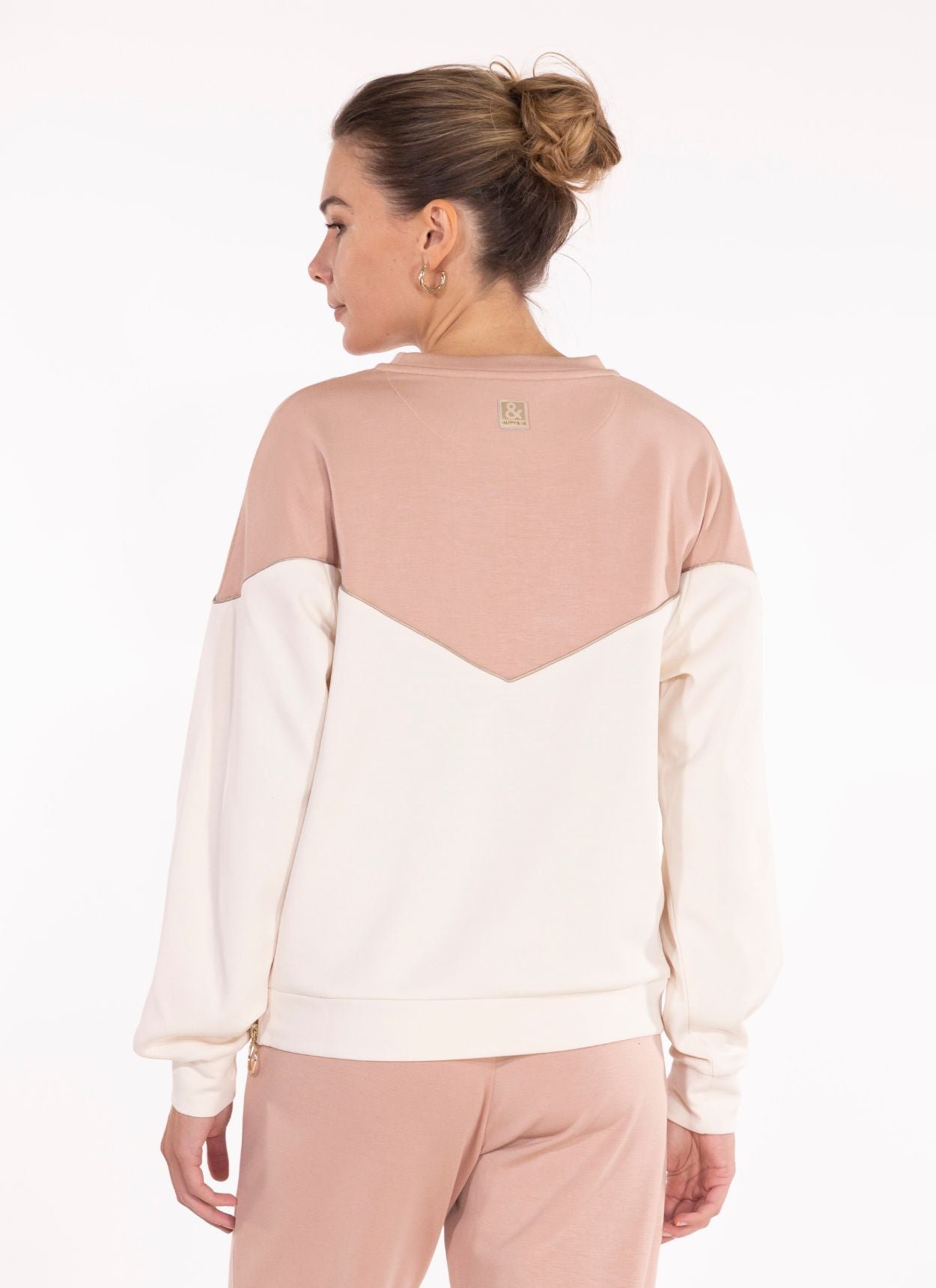 SWEAT COL ROND LOLA CRÈME - BOIS DE ROSE - 图片 3