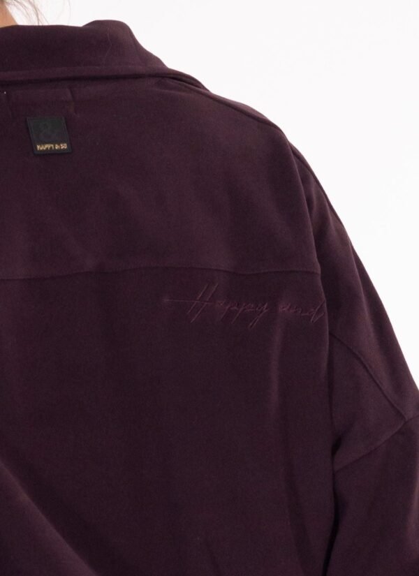 SWEAT CAMIONNEUR MICROPOLAIRE CHARLIE PRUNE - 图片 4