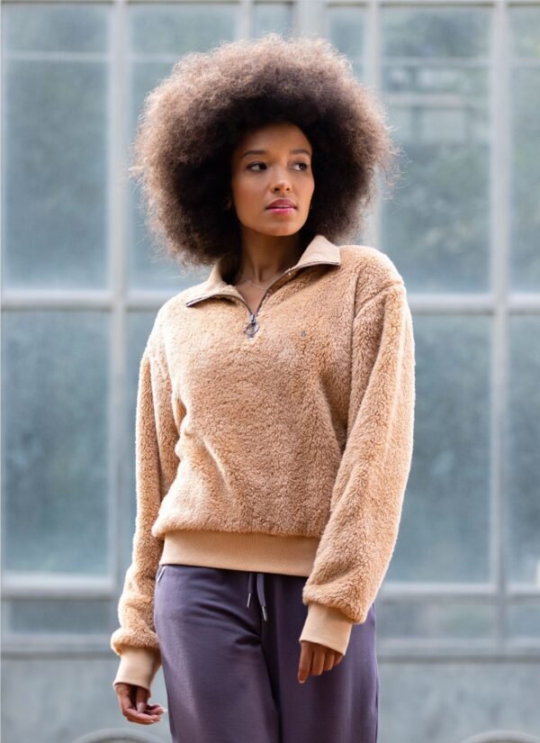 SWEAT CAMIONNEUR SHERPA BISCUIT
