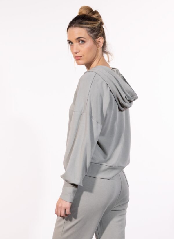 SWEAT CAPUCHE MODAL SAUGE - 图片 2